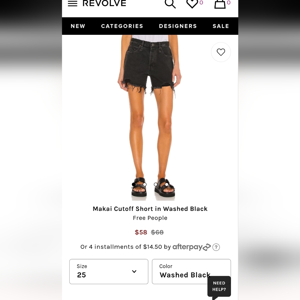 NWT Free People Makai shorts